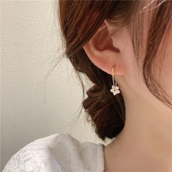 floral aurora earrings